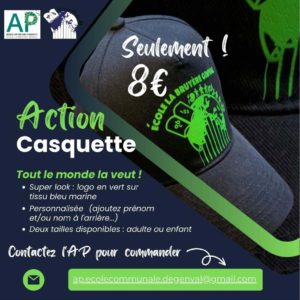 ACTION CASQUETTE – Association des Parents