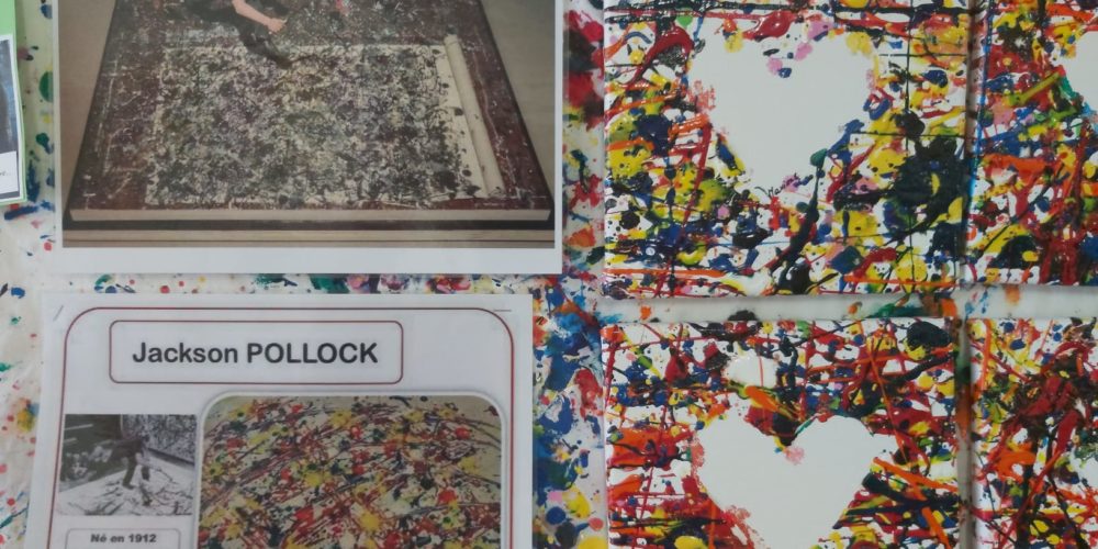 Images dans le style Pollock