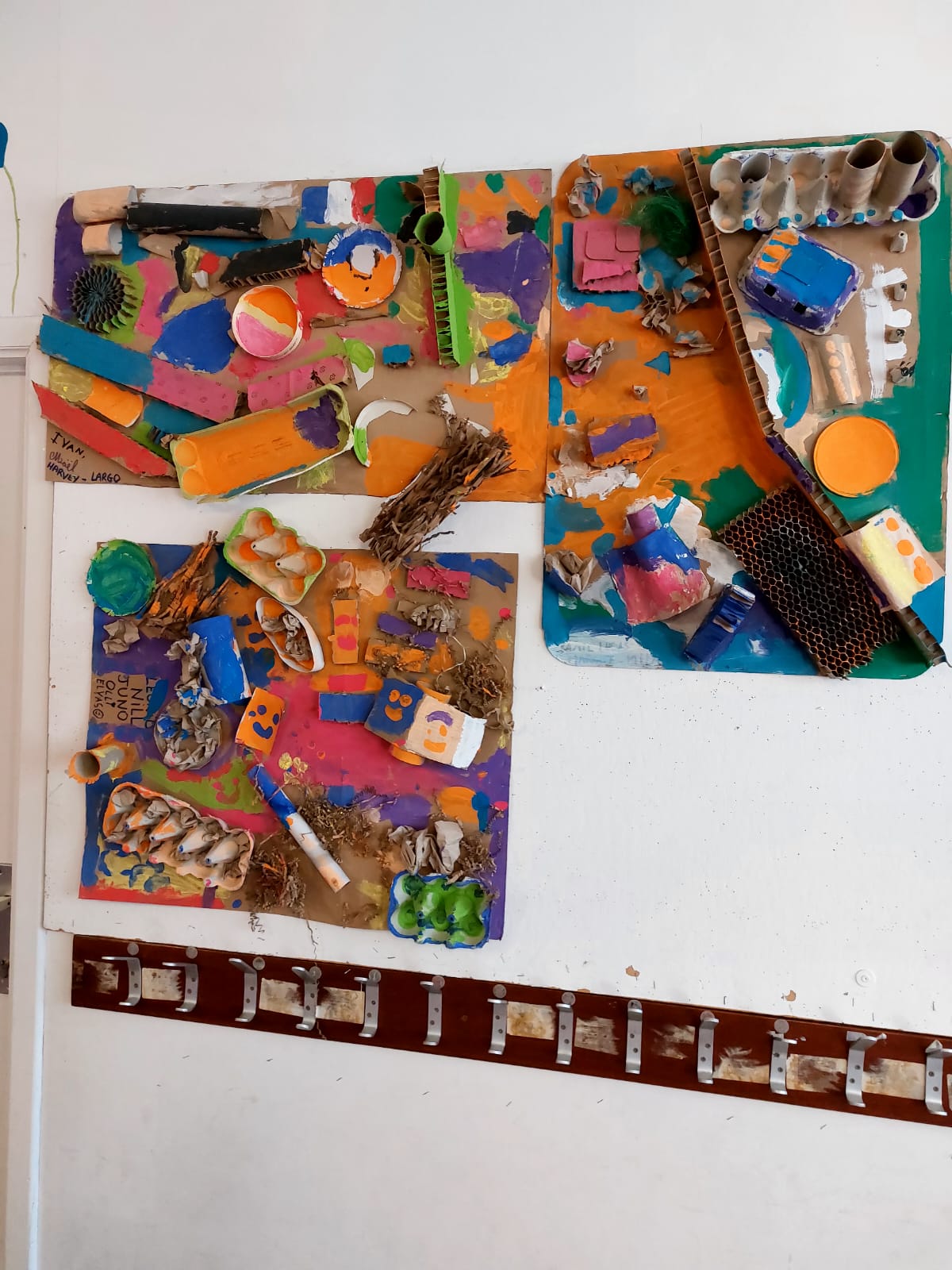 Art abstrait et collaboration maternelle primaire