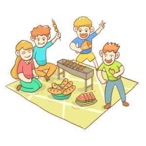 Barbecue de fin d'année des élèves